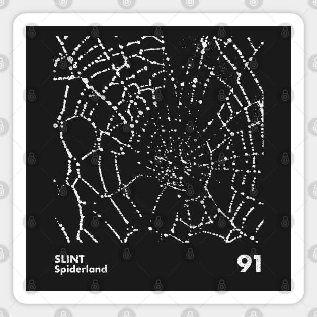 Spiderland / Slint / Minimalist Graphic Artwork Design Magnet by saudade